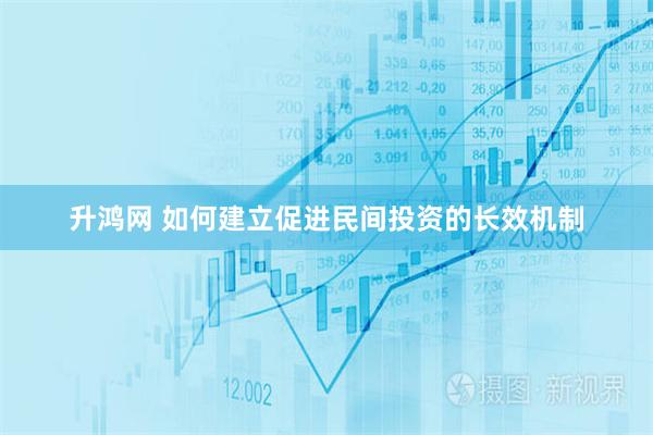 升鸿网 如何建立促进民间投资的长效机制